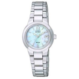 Citizen womens watch with mother of pearl inlay.